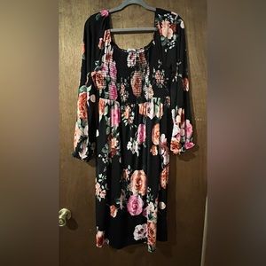 White Birch Floral Dress